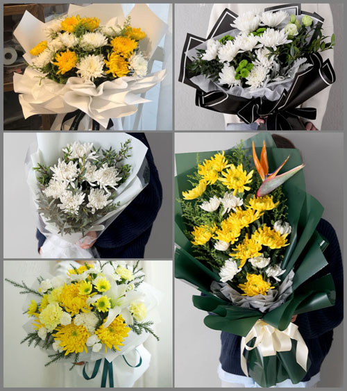 山东济宁嘉祥县黄垓乡铁庙村白事花束代送